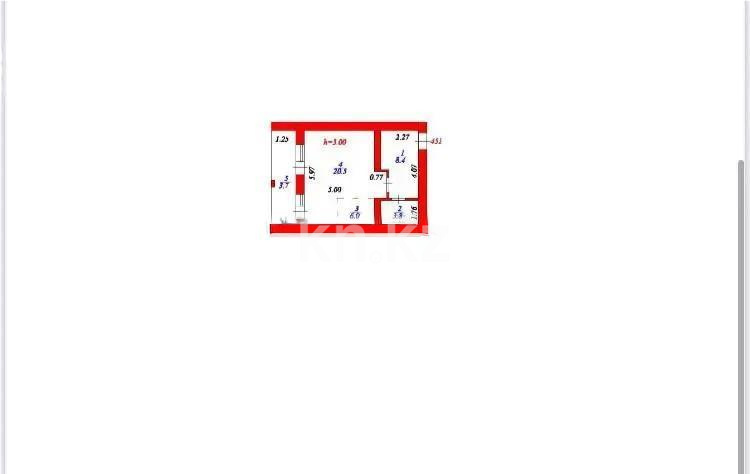 Продажа 1-комнатной квартиры, 42.7 м², ул. Бокейхана, дом  13 стр в Астане