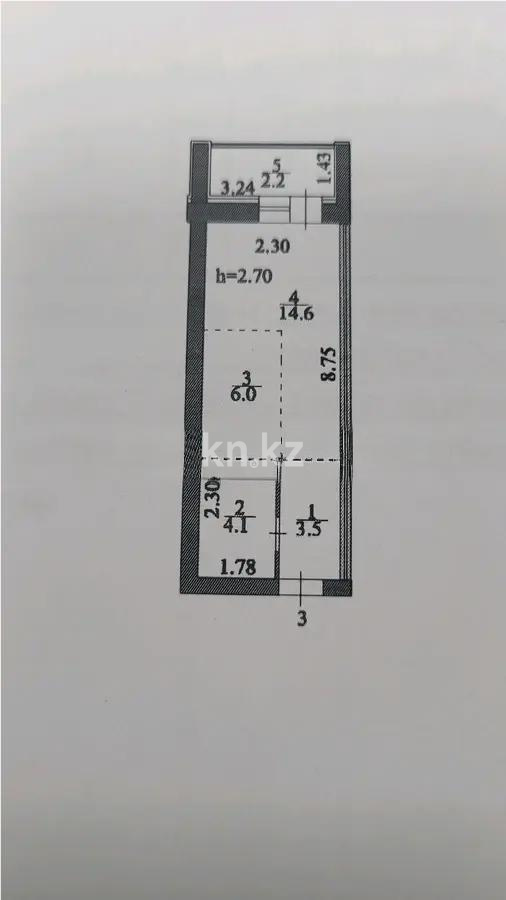 Продажа 1-комнатной квартиры, 30 м², пр. Аль-Фараби, дом  76 в Астане - фото 3
