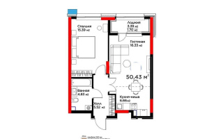 Продажа 2-комнатной квартиры, 50 м², пр. Туран, дом  57а - Продажа  двухкомнатных квартир в Астане без посредников