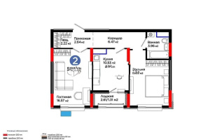 Продажа 2-комнатной квартиры, 58 м², пр. Улы Дала, дом  14 стр - Продажа квартир в Астане с фото