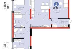 Продажа 3-комнатной квартиры, 91.48 м² - Недвижимость в Казахстане - страница 11