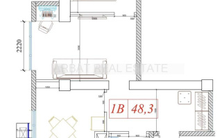 Продажа 2-комнатной квартиры, 48.3 м², ул. Ауэзова, дом  5A - Продажа  однокомнатных, двухкомнатных квартир в Алматы