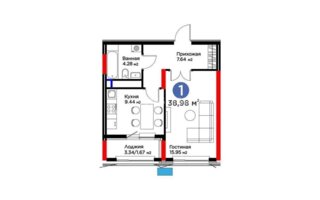 Продажа 1-комнатной квартиры, 38.9 м² - Продажа  однокомнатных квартир в новостройках Астаны - страница 4