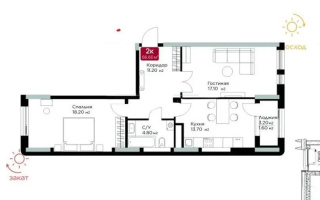 Продажа 2-комнатной квартиры, 70 м² - Продажа двухкомнатных квартир в Астане - страница 2