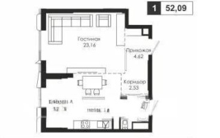Продажа 1-комнатной квартиры, 53 м², пр. Туран, дом  37/2 стр - Продажа  однокомнатных квартир в Астане