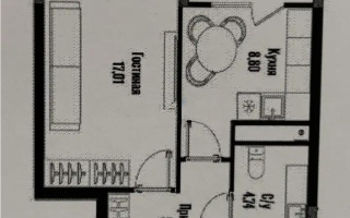 Продажа 1-комнатной квартиры, 38 м², ул. Бухар жырау, дом  12/3 - Продажа квартир в Казахстане