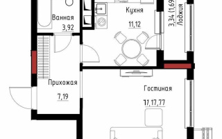 Продажа 1-комнатной квартиры, 41.63 м², ул. Хусейна бен Талала, дом  9/3 стр - Продажа  однокомнатных квартир в новостройках Астаны без посредников