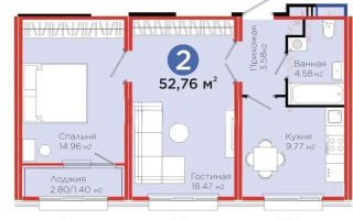 Продажа 2-комнатной квартиры, 53 м², пр. Улы Дала, дом  14 стр - Продажа  двухкомнатных квартир в Астане без посредников