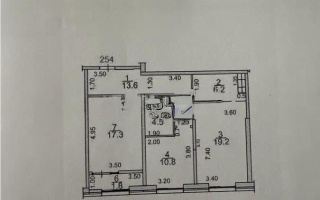 Продажа 3-комнатной квартиры, 73.4 м², ул. Навои, дом  30а/1 - Продажа  трехкомнатных квартир в Алматы