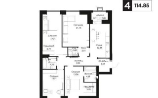 Продажа 4-комнатной квартиры, 114.85 м² - Продажа  четырехкомнатных квартир в новостройках Астаны с фото - страница 6