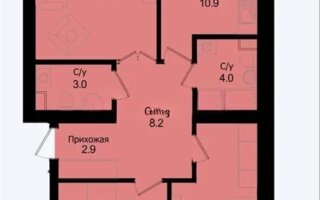 Продажа 3-комнатной квартиры, 81 м²