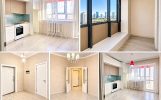 Продажа 1-комнатной квартиры, 43.8 м² - Продажа однокомнатных квартир в Казахстане