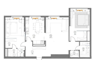 Продажа 3-комнатной квартиры, 102.7 м², ул. Акмешит, дом  13/1 - Продажа  трехкомнатных квартир в новостройках Астаны