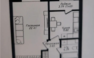 Продажа 1-комнатной квартиры, 41.68 м², ул. Молдагалиева, дом  6г - Продажа  однокомнатных квартир в Астане без посредников