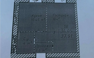 Продажа 1-комнатной квартиры, 38 м², ул. Бейбарыс Султан, дом  25/5 стр - Продажа  однокомнатных квартир в новостройках Астаны без посредников