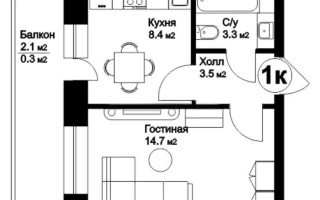 Продажа 1-комнатной квартиры, 32 м², ул. Молдагалиева, дом  1 стр - Продажа квартир в новостройках Астаны с фото