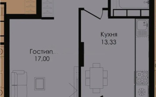 Продажа 1-комнатной квартиры, 43 м², ул. Сыганак, дом  22/1 - Продажа  однокомнатных квартир в новостройках Астаны