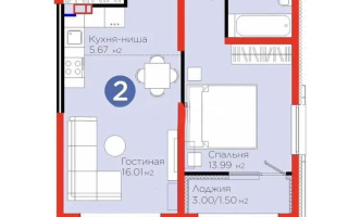 Продажа 2-комнатной квартиры, 49 м², ул. Тараз, дом  8/1 стр - Продажа квартир в Алматы без посредников