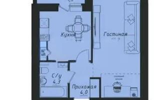 Продажа 1-комнатной квартиры, 38.5 м², ул. Толе би, дом  1 стр - Продажа  однокомнатных квартир в Астане без посредников