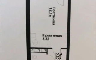 Продажа 1-комнатной квартиры, 27 м², ул. Навои, дом  30а/1 - Продажа квартир в новостройках Алматы без посредников