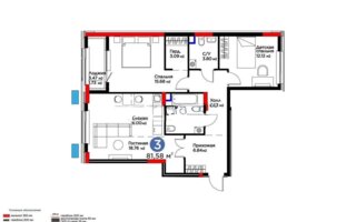Продажа 3-комнатной квартиры, 81.58 м² - Продажа квартир в р-не Есиль Астаны - страница 3