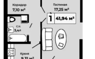 Продажа 1-комнатной квартиры, 42 м², ул. Байтурсынова, дом  36 - Продажа  однокомнатных квартир в новостройках Астаны без посредников