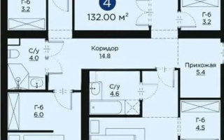Продажа 4-комнатной квартиры, 132 м², ул. Айнакол, дом  64 - Продажа квартир в Астане