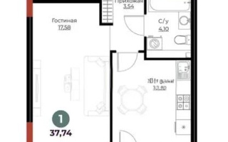 Продажа 1-комнатной квартиры, 37.7 м² - Продажа квартир в Астане