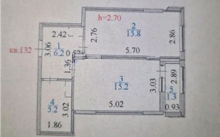 Продажа 1-комнатной квартиры, 44 м², ул. Казыбек би, дом  11/2 - Продажа квартир в Астане без посредников