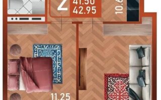 Продажа 2-комнатной квартиры, 42.95 м² - Продажа квартир в блочном доме в Астане - страница 49