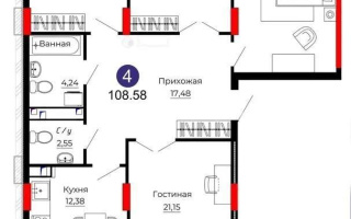 Продажа 4-комнатной квартиры, 109 м², ул. Казыбек би, дом  41/1 - Продажа  четырехкомнатных квартир в Астане без посредников с фото