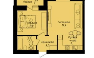 Продажа 2-комнатной квартиры, 47.8 м², ул. Толе би, дом  1 стр - Продажа квартир в Астане