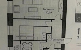 Продажа 2-комнатной квартиры, 60.19 м², пр. Тауелсыздык, дом  25/1 стр - Продажа квартир в Астане