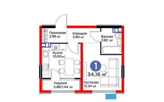 Продажа 1-комнатной квартиры, 34.16 м² - Продажа недвижимости в Алматы - страница 12