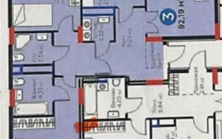 Продажа 3-комнатной квартиры, 92.19 м², ул. Нурмагамбетова, дом  17 стр - Продажа  трехкомнатных квартир в Астане