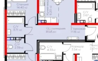 Продажа 3-комнатной квартиры, 70.17 м², ул. Тараз, дом  8/1 стр - Продажа квартир в Алматы