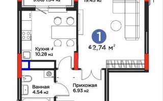 Продажа 1-комнатной квартиры, 42.74 м² - Продажа однокомнатных квартир от собственников в Астане - страница 18