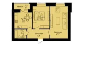 Продажа 2-комнатной квартиры, 60.9 м², ул. Толе би, дом  1 стр - Продажа  двухкомнатных квартир в новостройках Астаны