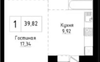 Продажа 1-комнатной квартиры, 39.82 м² - Продажа однокомнатных квартир в кирпичном доме в Астане - страница 2