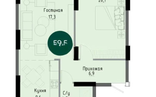 Продажа 2-комнатной квартиры, 59.5 м², ул. Утепова, дом  31 - Продажа квартир в Алматы