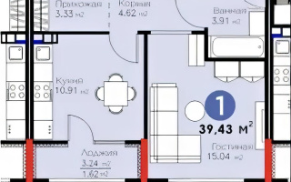 Продажа 1-комнатной квартиры, 39.43 м², мкр. Гажайып, дом  33 - Продажа  однокомнатных квартир в Алматы без посредников