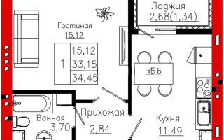 Продажа 1-комнатной квартиры, 34.45 м² - Недвижимость в Астане - страница 34