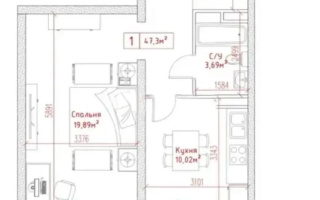 Продажа 1-комнатной квартиры, 47.3 м² - Недвижимость в Казахстане - страница 33