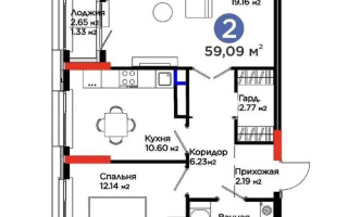 Продажа 2-комнатной квартиры, 59 м² - Продажа квартир в Астане - страница 105