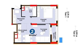 Продажа 2-комнатной квартиры, 41 м² - Продажа двухкомнатных квартир от собственников в Астане - страница 73