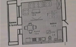 Продажа 1-комнатной квартиры, 35.7 м² - Продажа однокомнатных квартир от собственников в Астане - страница 2