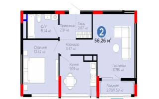 Продажа 2-комнатной квартиры, 56.26 м² - Продажа двухкомнатных квартир в монолитно-каркасном доме в Астане - страница 4