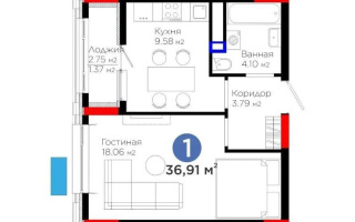 Продажа 1-комнатной квартиры, 36.91 м² - Продажа квартир в новостройках Астаны без посредников - страница 4