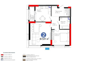 Продажа 2-комнатной квартиры, 67 м², пр. Аль-Фараби, дом  3 - Продажа  двухкомнатных квартир в новостройках Астаны