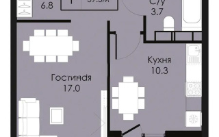 Продажа 1-комнатной квартиры, 39 м², ул. Сыганак, дом  22/1 - Продажа квартир в новостройках Астаны